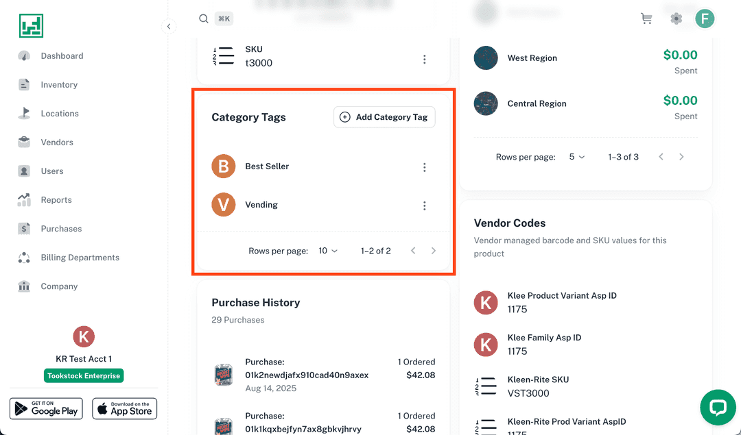 Add product from mobile