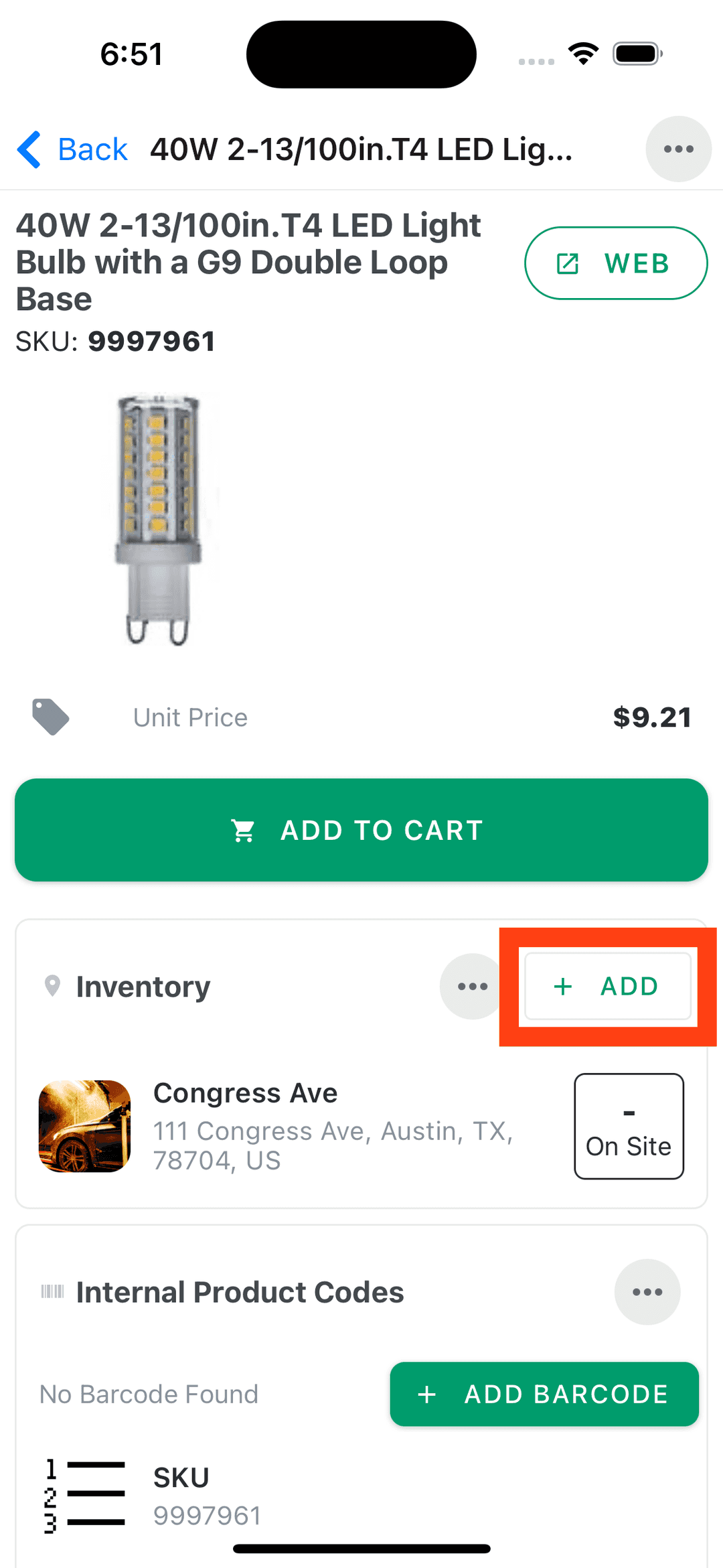 Track product mobile