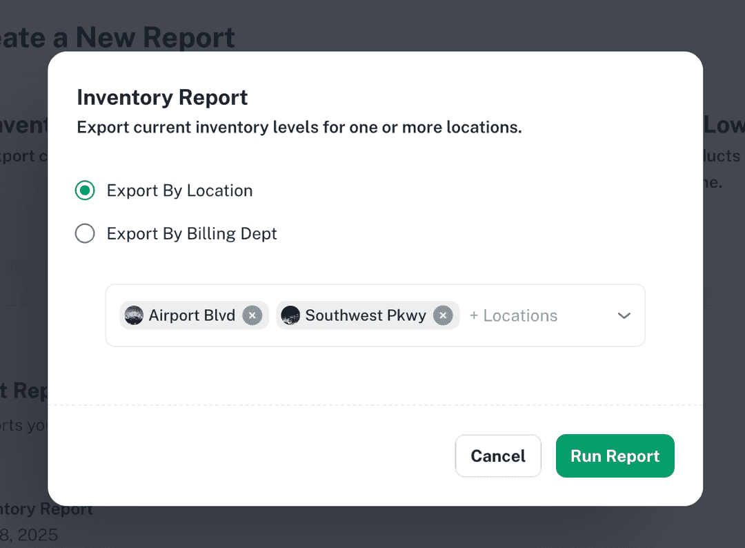Inventory Report